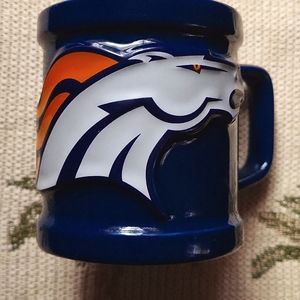 Denver Broncos Blue Orange  Ceramic Coffee Mug